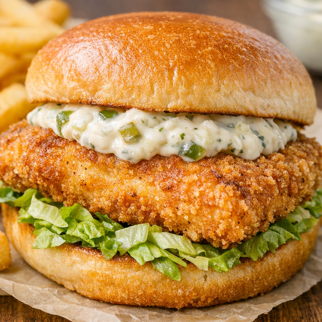 Dairy-Free Fish Sandwich
