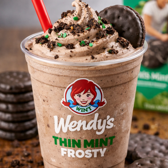 Wendy’s Thin Mint Frosty