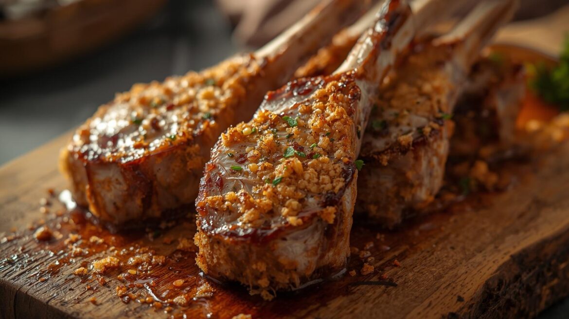 Parmesan Crusted Lamb Chops
