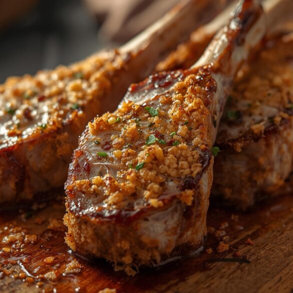 Parmesan Crusted Lamb Chops